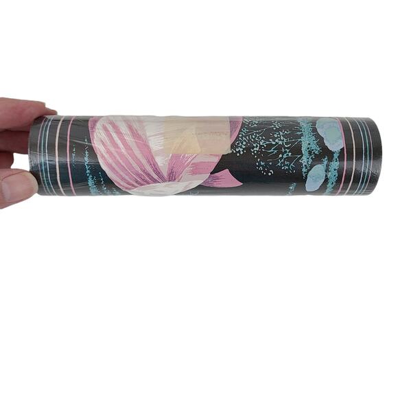 Village fish and shells NIP border print, 2 rolls, pink, turq - Picture 2 of 4